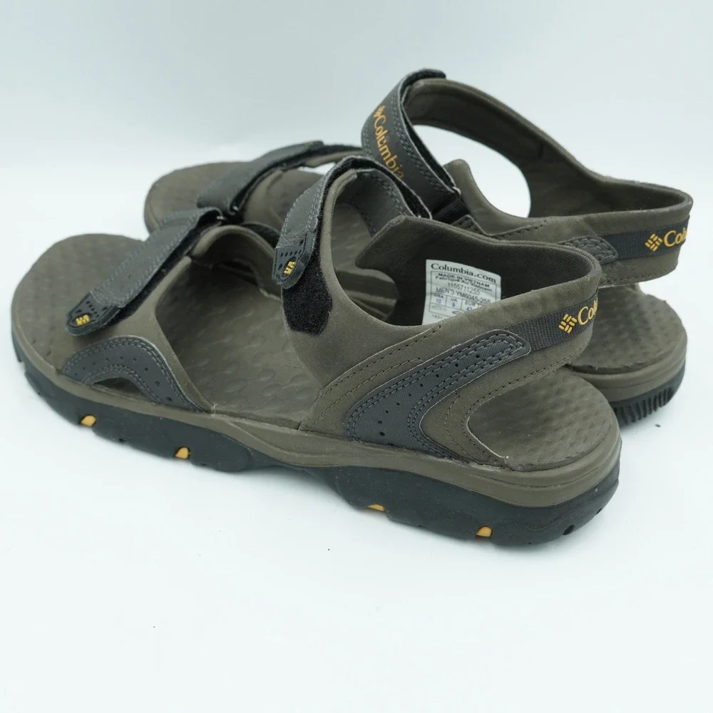 Columbia Mens 10 Outdoor Hiking Sandals Olive Green Strap Comfort‎ Water Shoes